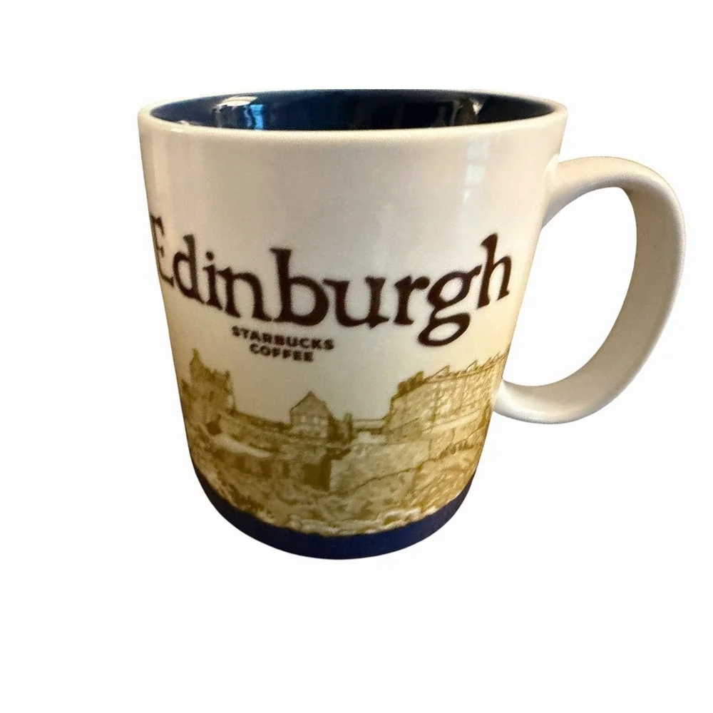 Starbucks Edinburgh Scotland Icon Mug 2009 Rare Original Version